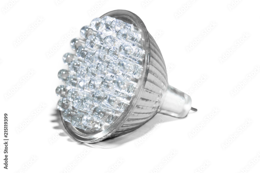LED light bulb isolated on white background LED light bulb isolated on white background