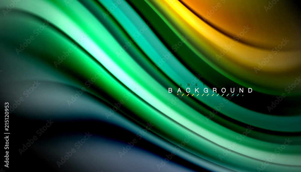Fluid colors abstract background, twisted liquid design on black, colorful marble or plastic wave texture backdrop, multicolored template for business or technology presentation or web brochure cover Fluid colors abstract background, twisted liquid design on black, colorful marble or plastic wave texture backdrop, multicolored template for business or technology presentation or web brochure cover