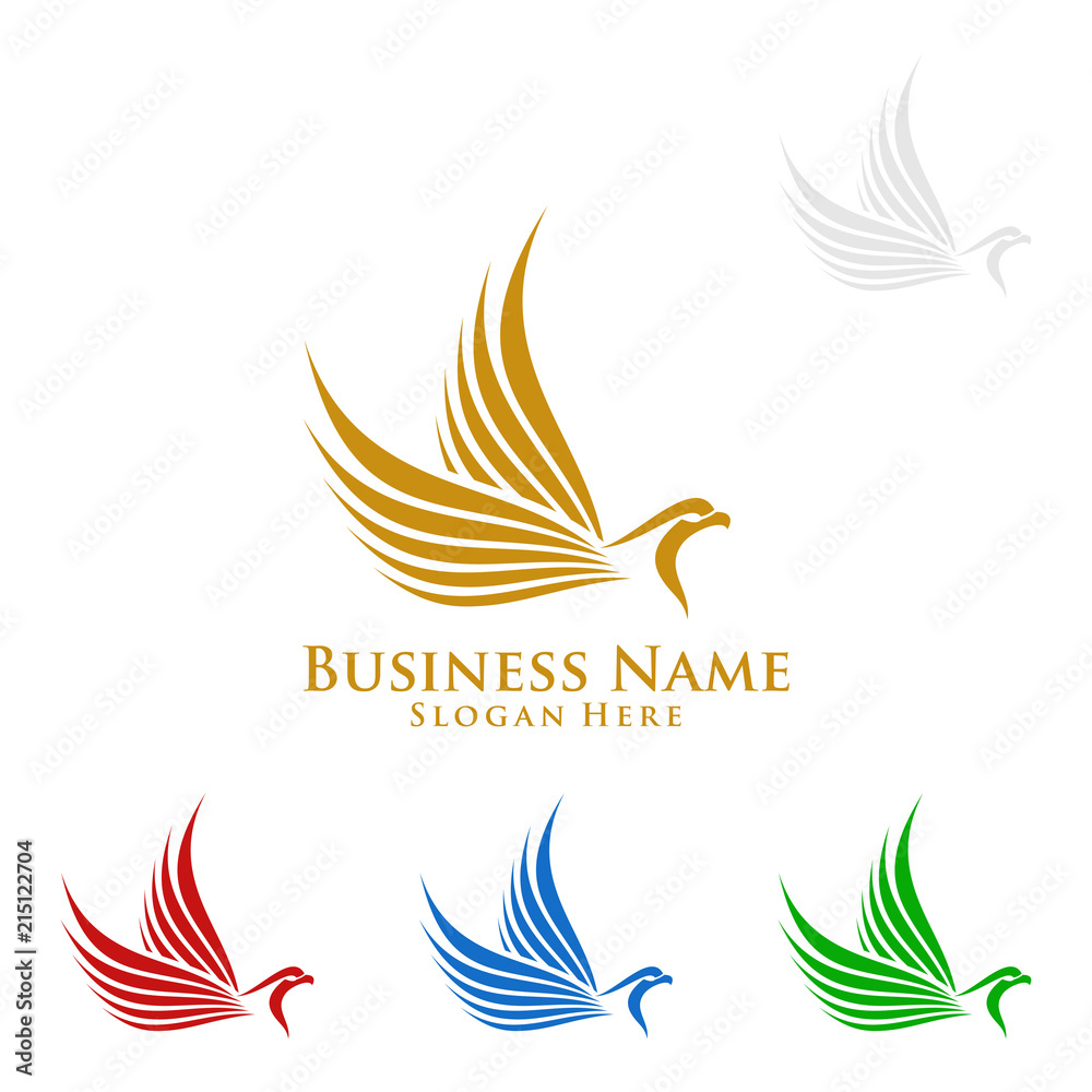Eagle Logo, vector Wild eagle Bird Falcon Hawk Concept Eagle Logo, vector Wild eagle Bird Falcon Hawk Concept