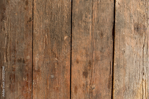 Texture tavola di legno usurata, antica. Vista dall'alto