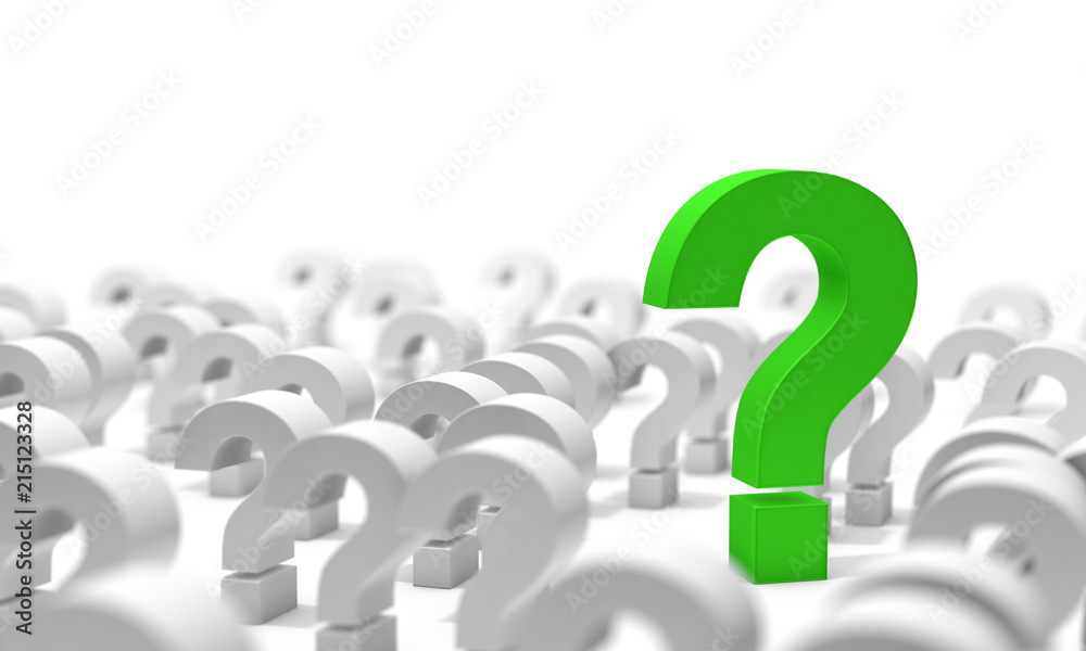 Concepto de pregunta y resolver conflictos. Coaching personal y auto ayuda.