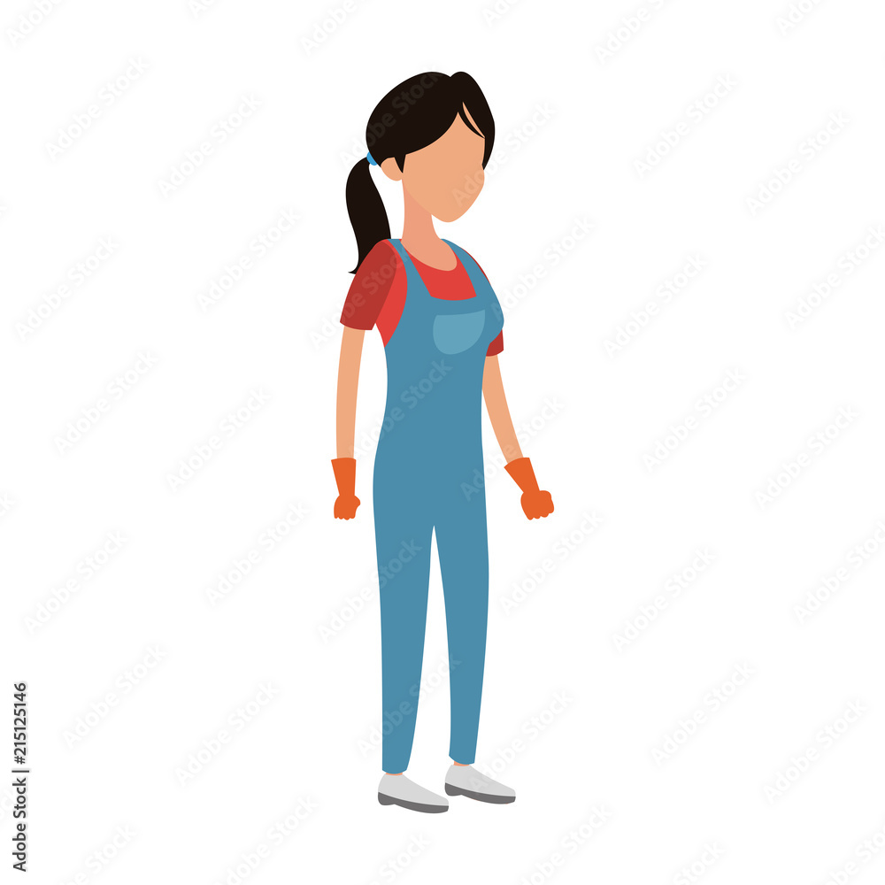 Woman worker avatar vector illustration graphic design Woman worker avatar vector illustration graphic design