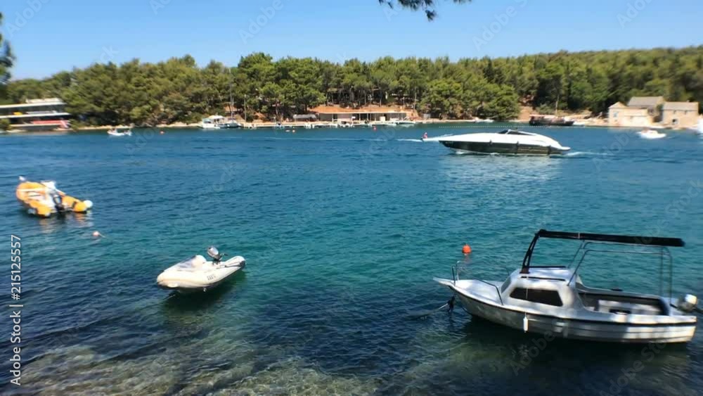 Stunning Adriatic beach and sea in Hvar Croatia Stunning Adriatic beach and sea in Hvar Croatia