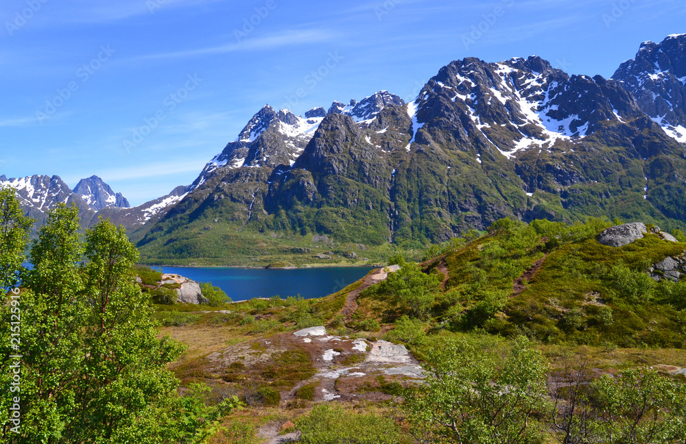 Nord Norge, North Norway, Lofoten, fjord, fiord, 