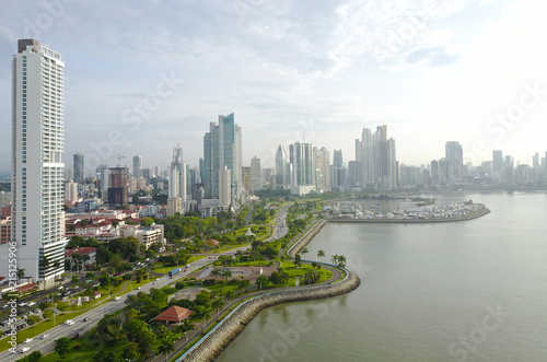  View of the modern skyline of Panama City, Panama photo