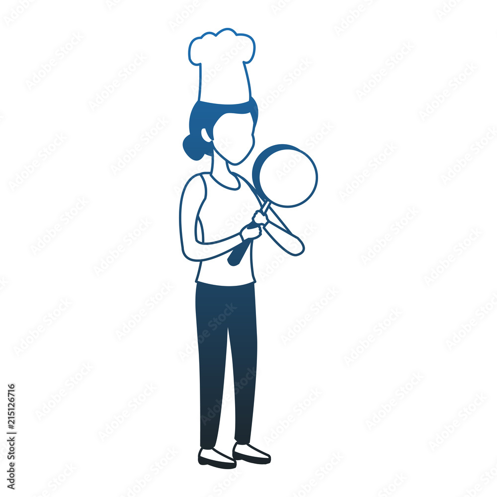 Woman chef avatar vector illustration graphic design Woman chef avatar vector illustration graphic design