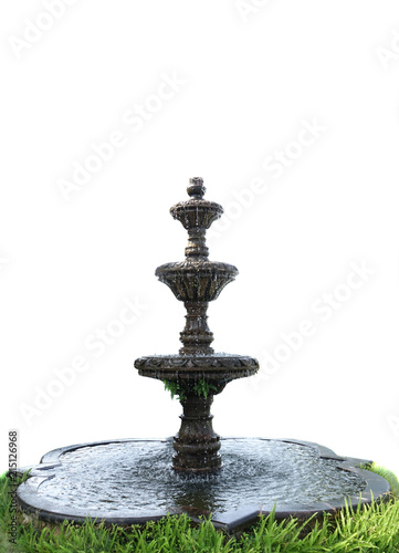 Water Fountain with a white background