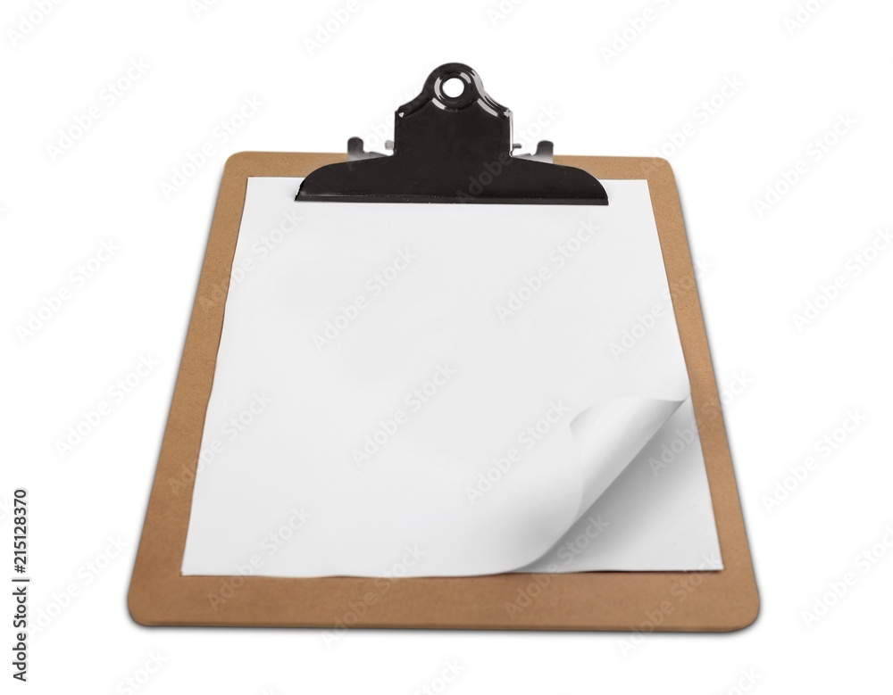 Turning Page on Blank Clipboard Turning Page on Blank Clipboard