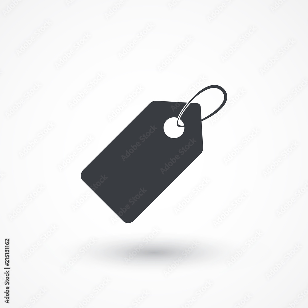 Fototapeta premium Price tag icon. illustration. Flat style design icon