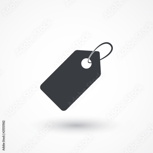 Price tag icon. illustration. Flat style design icon