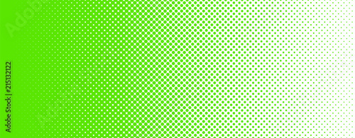 Seamless Screentone Graphics_Halftone Gradation_Green 