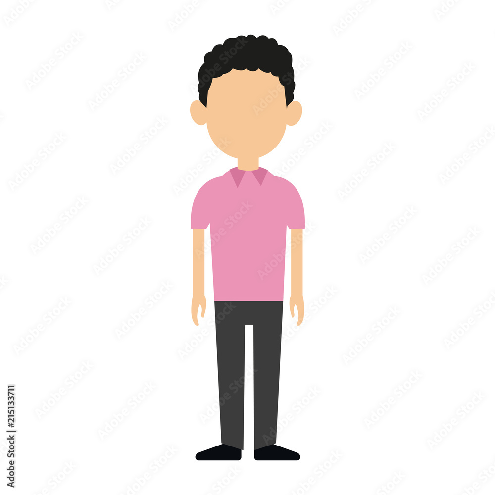 Young man avatar with casual clothes cartoon vector illustration graphic design Young man avatar with casual clothes cartoon vector illustration graphic design