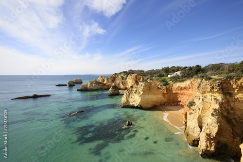 Praia de Joao de Arens (Joao de Arens beach), Portimao, Algarve, Portugal photo