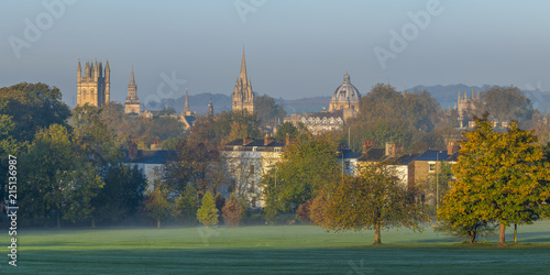 UK, England, Oxfordshire, Oxford, City skyline from South Park