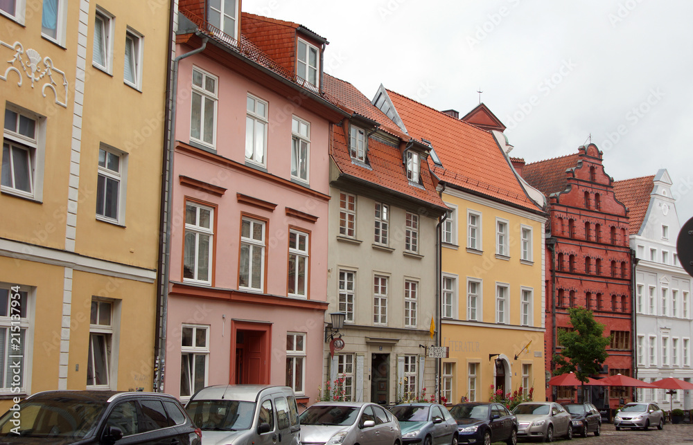 Obraz premium Häuserzeile
