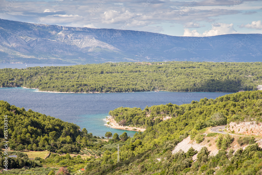 Amazing bay on Hvar island, Croatia