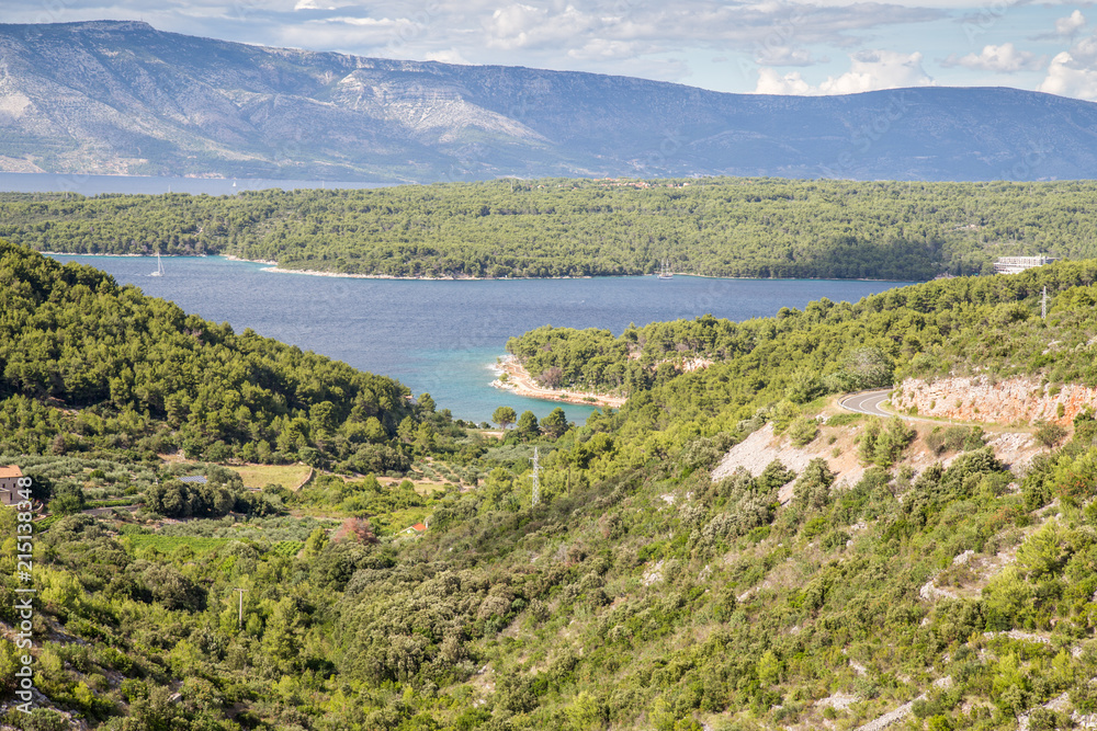 Amazing bay on Hvar island, Croatia