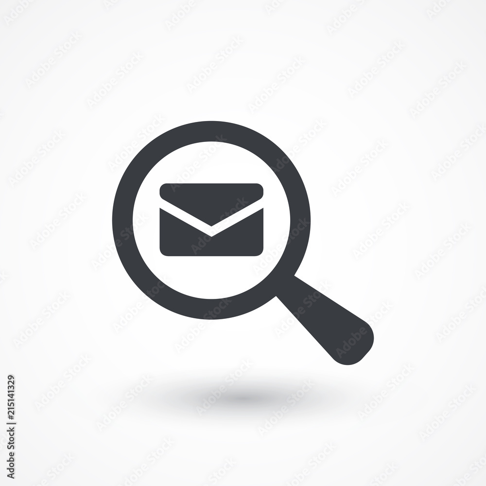 Business mail icon illustration Business mail icon illustration