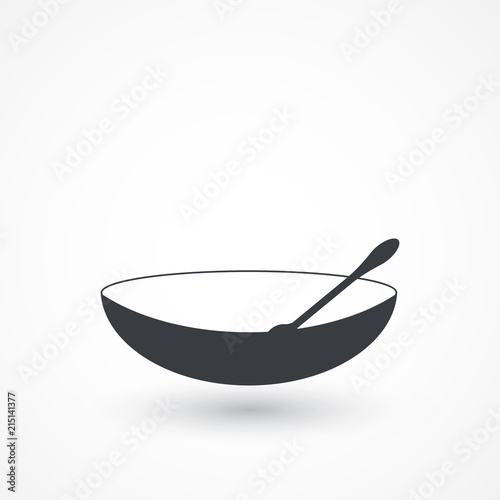 Plate spoon icon
