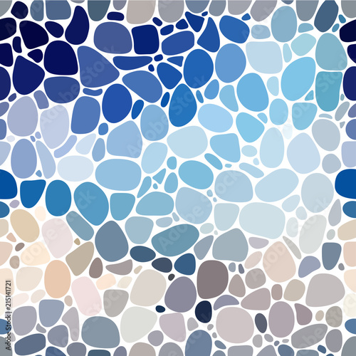 Seamless pattern with pebble.