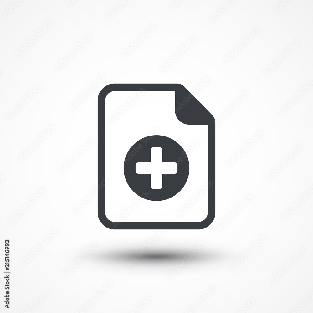 Text file sign icon. Add File document symbol Text file sign icon. Add File document symbol