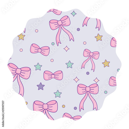 stars and bows pattern