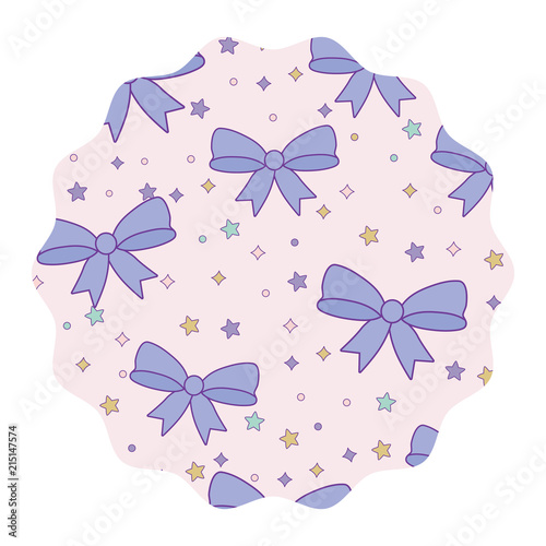 stars and bows pattern © djvstock