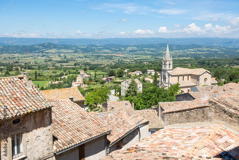 Panorama over Bonnieux, Provence, France