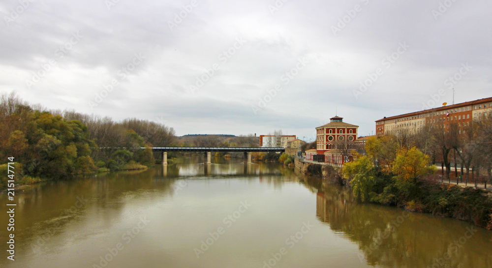 Río Ebro, Logroño, España