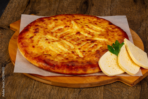 Homemade Ossetian pie photo