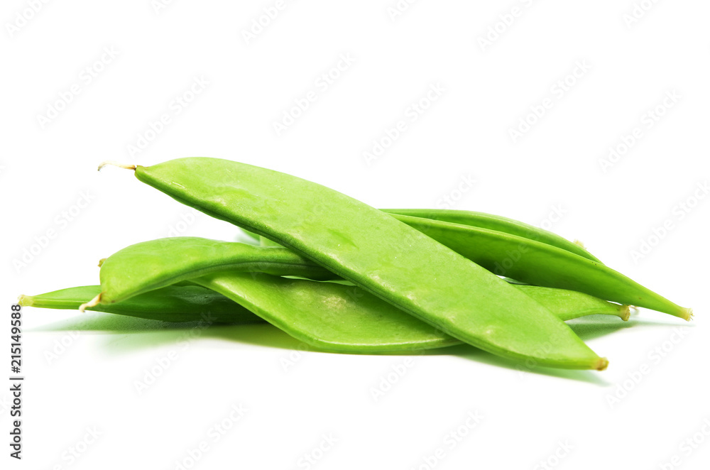 Pile of fresh snap peas