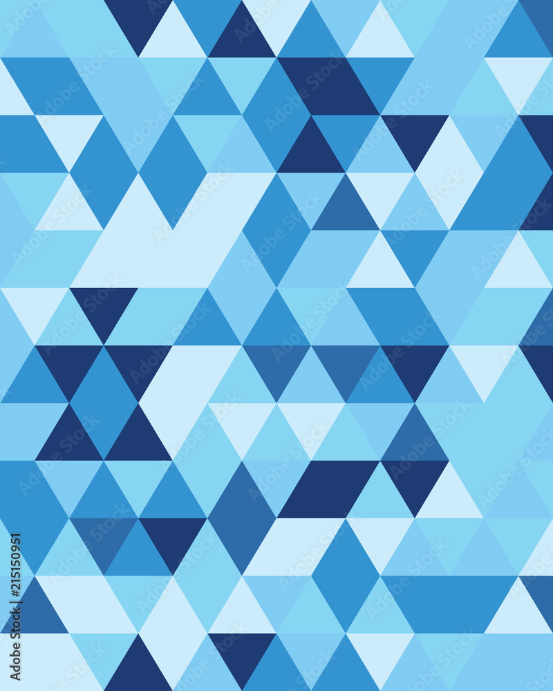 Seamless triangular pattern background, creative design templates