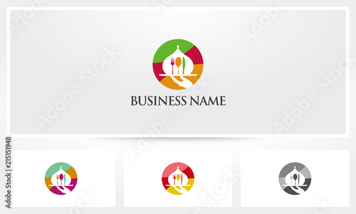 Middle East Serving Restaurant Logo