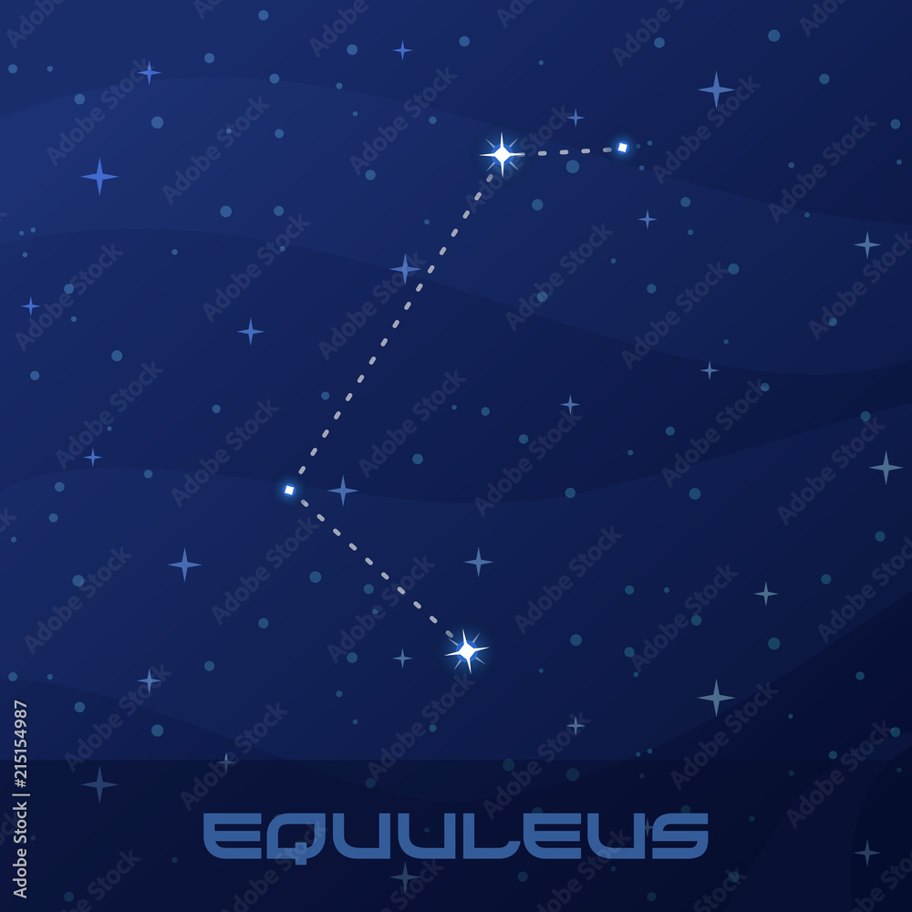 Constellation Equuleus, Little Horse Constellation Equuleus, Little Horse