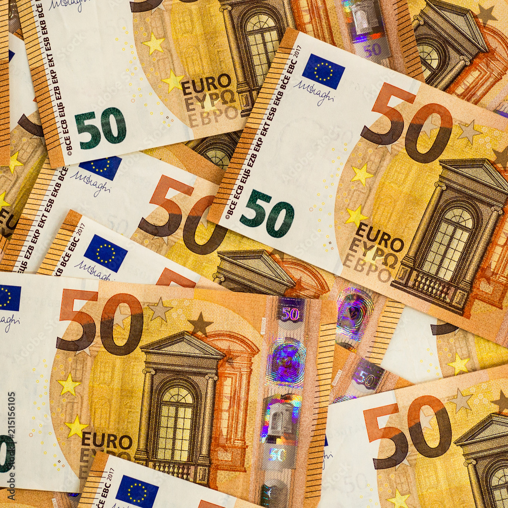 Euro Money Euro Cash Background Euro Money Banknotes Euro Banknotes 
