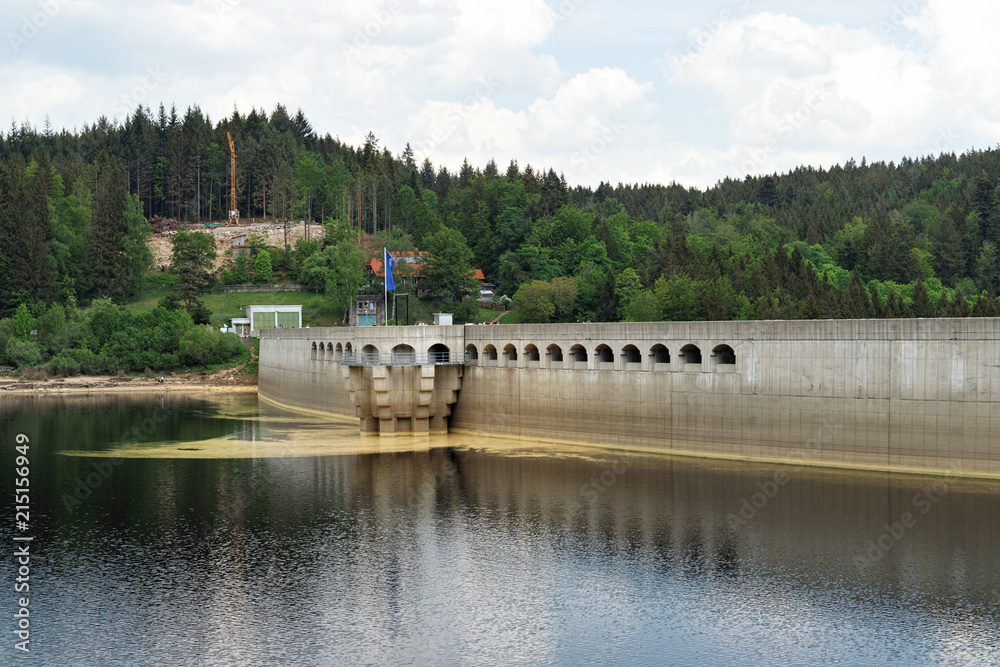 Schwarzenbach-Talsperre Dam at Black Forest in Germany