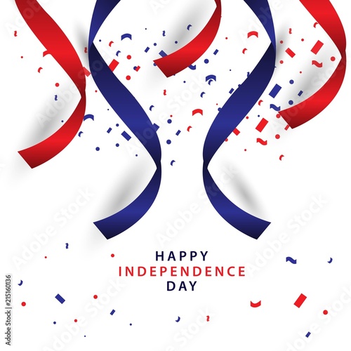 Happy Independence Day Vector Template Design Illustration