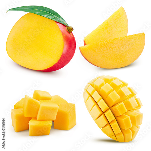 Mango collection isolated Clipping Path