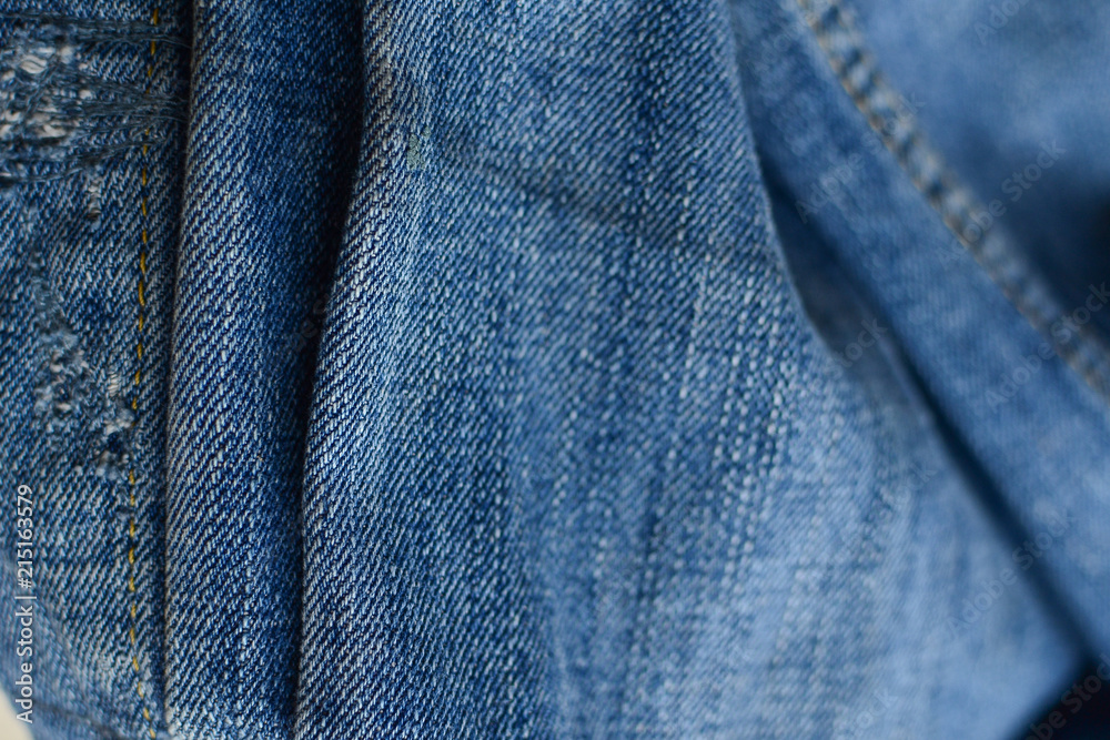Naklejka premium The Denim Fabric