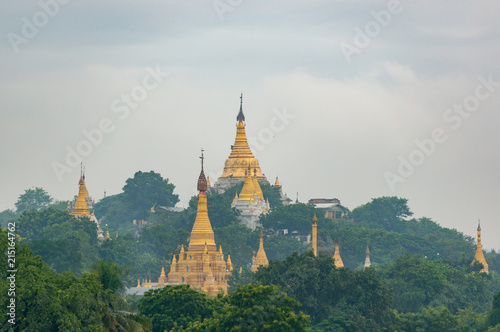 Temples of Myanmar an ancient city located.