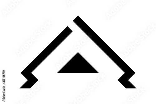 House logo template, vector illustration
