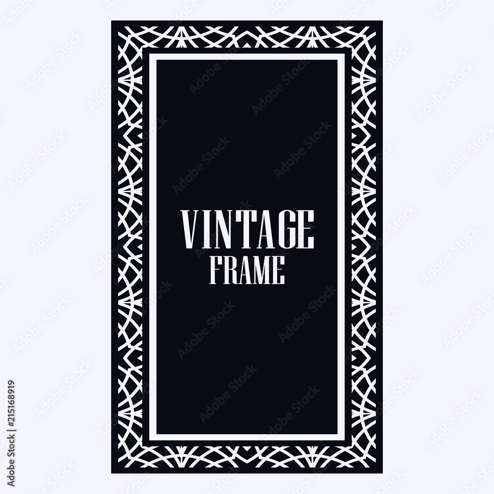 Obraz premium Art Deco Frame