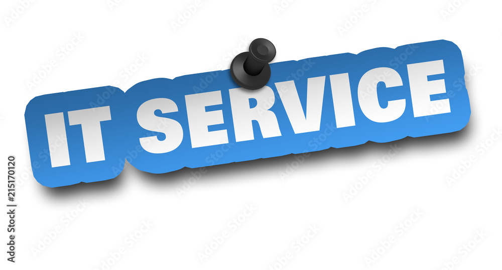 it service concept 3d illustration isolated it service concept 3d illustration isolated