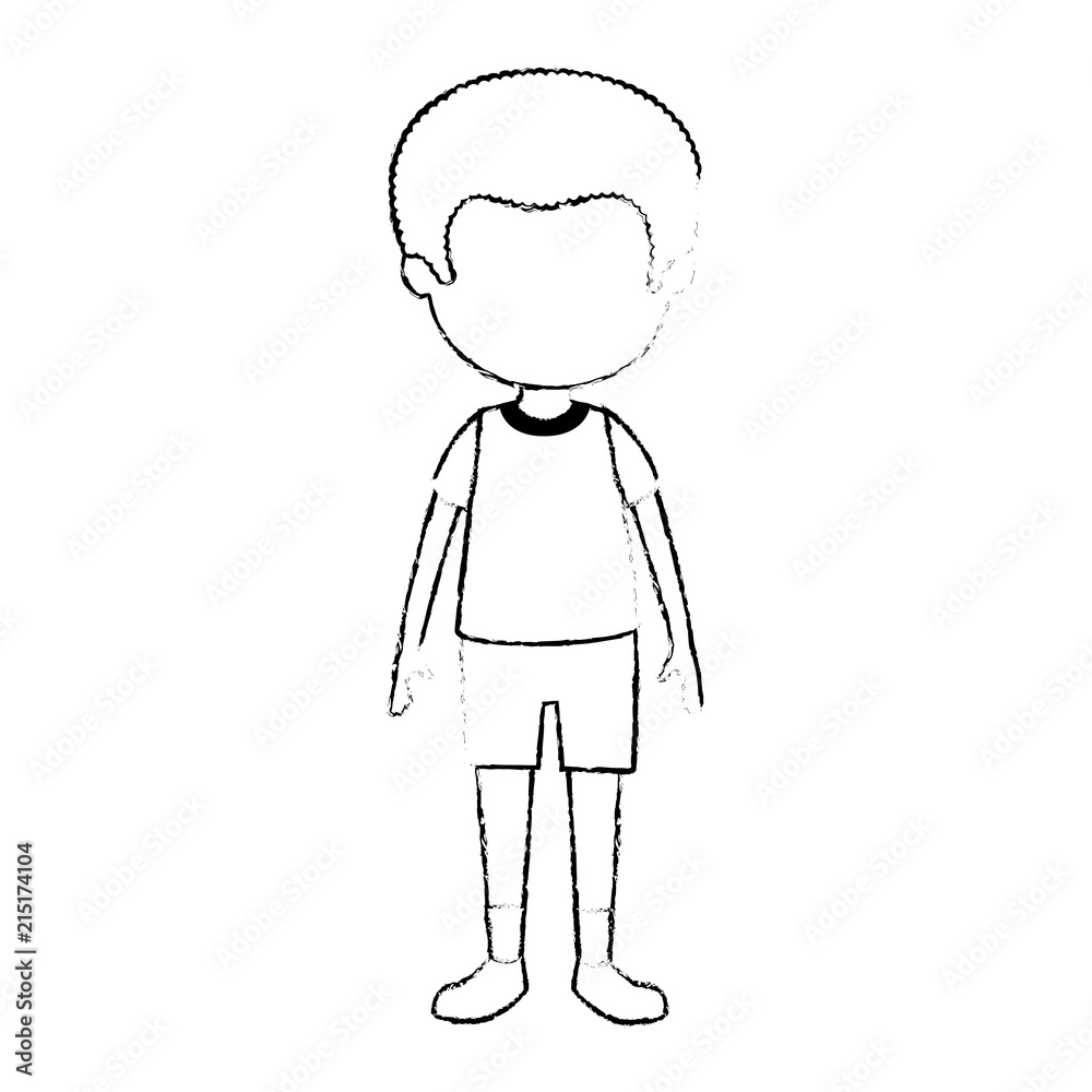 cute and little boy character cute and little boy character