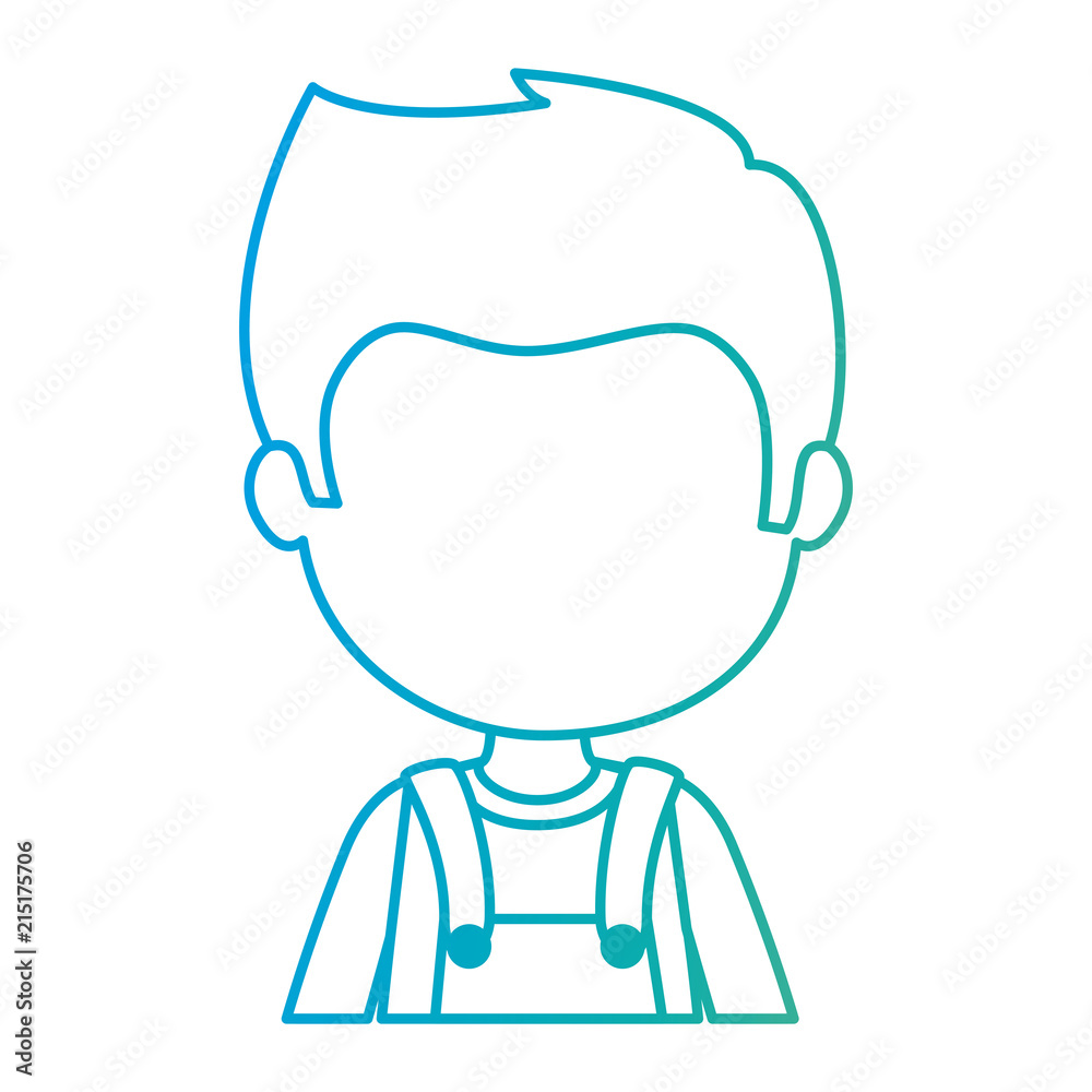 Obraz premium cute and little boy character