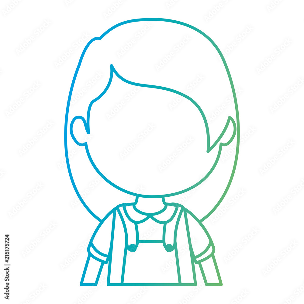 cute and little girl character cute and little girl character