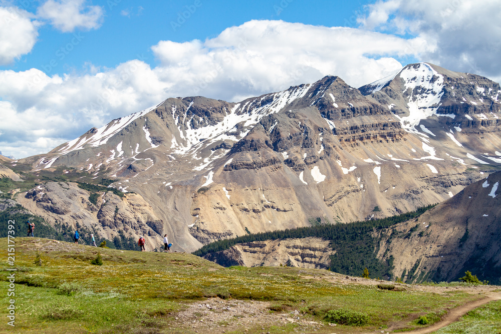 Crest of Parker Ridge in the Canadian Rockies in Jasper National Park, Alberta, Canada Crest of Parker Ridge in the Canadian Rockies in Jasper National Park, Alberta, Canada