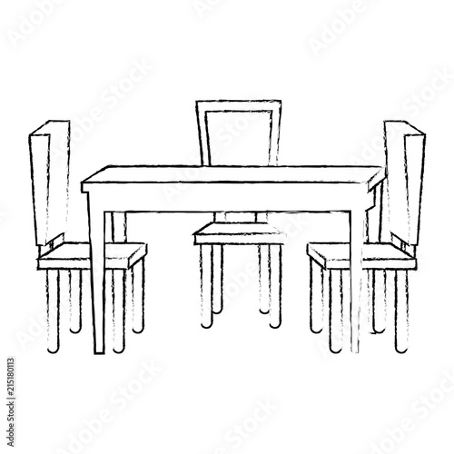 table dinning room with chairs