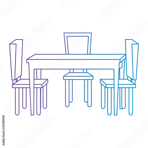 table dinning room with chairs