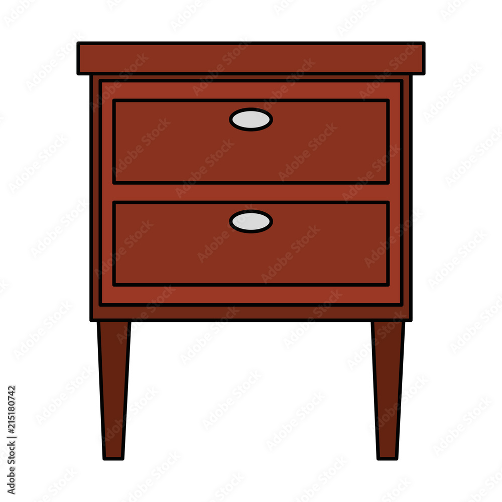 wooden drawer isolated icon wooden drawer isolated icon